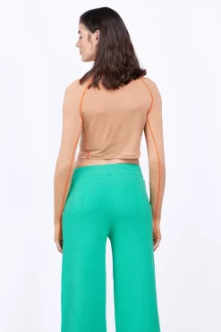 T-Shirts*Gertrude T-Shirt Col Montant Cropped Celine Liege