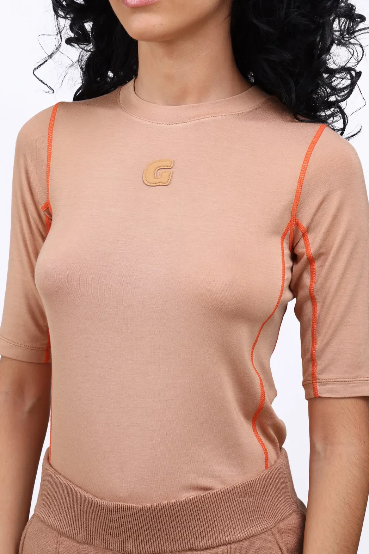 T-Shirts*Gertrude T-Shirt Col Rond Ajuste Adeline Liege