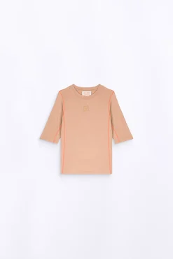 T-Shirts*Gertrude T-Shirt Col Rond Ajuste Adeline Liege