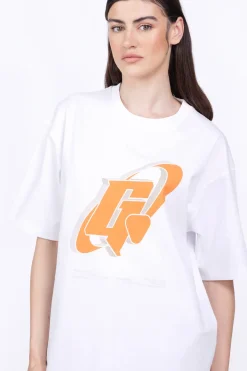 T-Shirts*Gertrude T-Shirt Col Rond Coupe Oversize Barnabe Circle Optic White