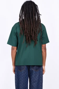 T-Shirts*Gertrude T-Shirt Col Rond Coupe Oversize Barnabe Dark Green