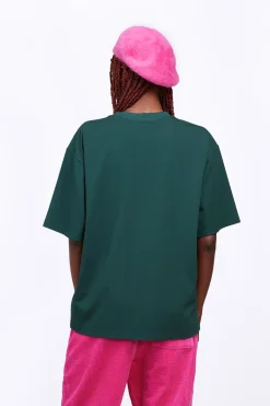 T-Shirts*Gertrude T-Shirt Col Rond Coupe Oversize Barnabe Dark Green