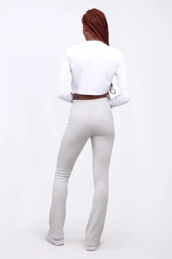 T-Shirts*Gertrude T-Shirt Cropped Col Rond Eden Optic White
