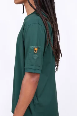 T-Shirts*Gertrude T-Shirt Poche Bi-Matieres Jordan Dark Green