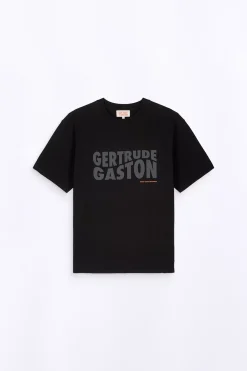 T-Shirts*Gertrude T-Shirt Uni En Coton Leonce Black