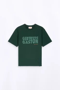 T-Shirts*Gertrude T-Shirt Uni En Coton Leonce Dark Green