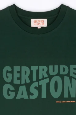 T-Shirts*Gertrude T-Shirt Uni En Coton Leonce Dark Green