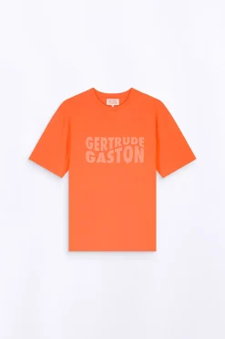 T-Shirts*Gertrude T-Shirt Uni En Coton Leonce Orange