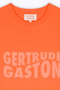 T-Shirts*Gertrude T-Shirt Uni En Coton Leonce Orange