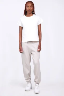T-Shirts*Gertrude T-Shirt Uni En Coton Regular Lina Optic White