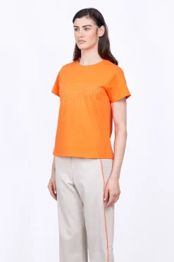 T-Shirts*Gertrude T-Shirt Uni En Coton Regular Lina Orange