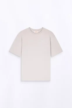 T-Shirts*Gertrude T-Shirt Unisexe Coupe Droite Leonce Puffer Ciment