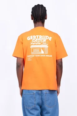 T-Shirts*Gertrude T-Shirt Unisexe Coupe Droite Leonce Puffer Orange