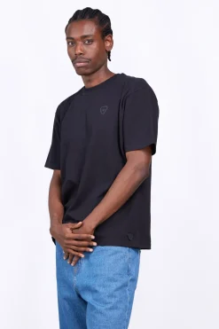 T-Shirts*Gertrude T-Shirt Unisexe Regular Imprime Dos Leonce Twisted Black