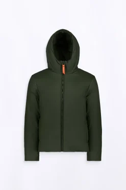 Doudounes Courtes*Gertrude Veste Reversible En Neoprene Gaspard Kaki