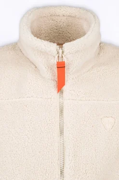 Vestes & Surchemises*Gertrude Veste Sans Manches Bi-Matiere Bakary Light Ecru