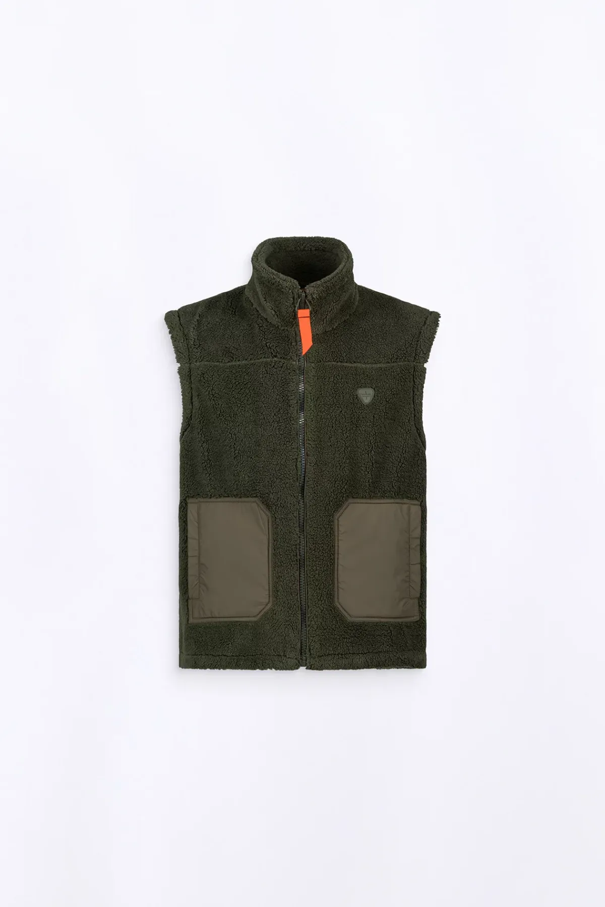 Vestes & Surchemises*Gertrude Veste Sans Manches Bi-Matiere Bakary Light Kaki